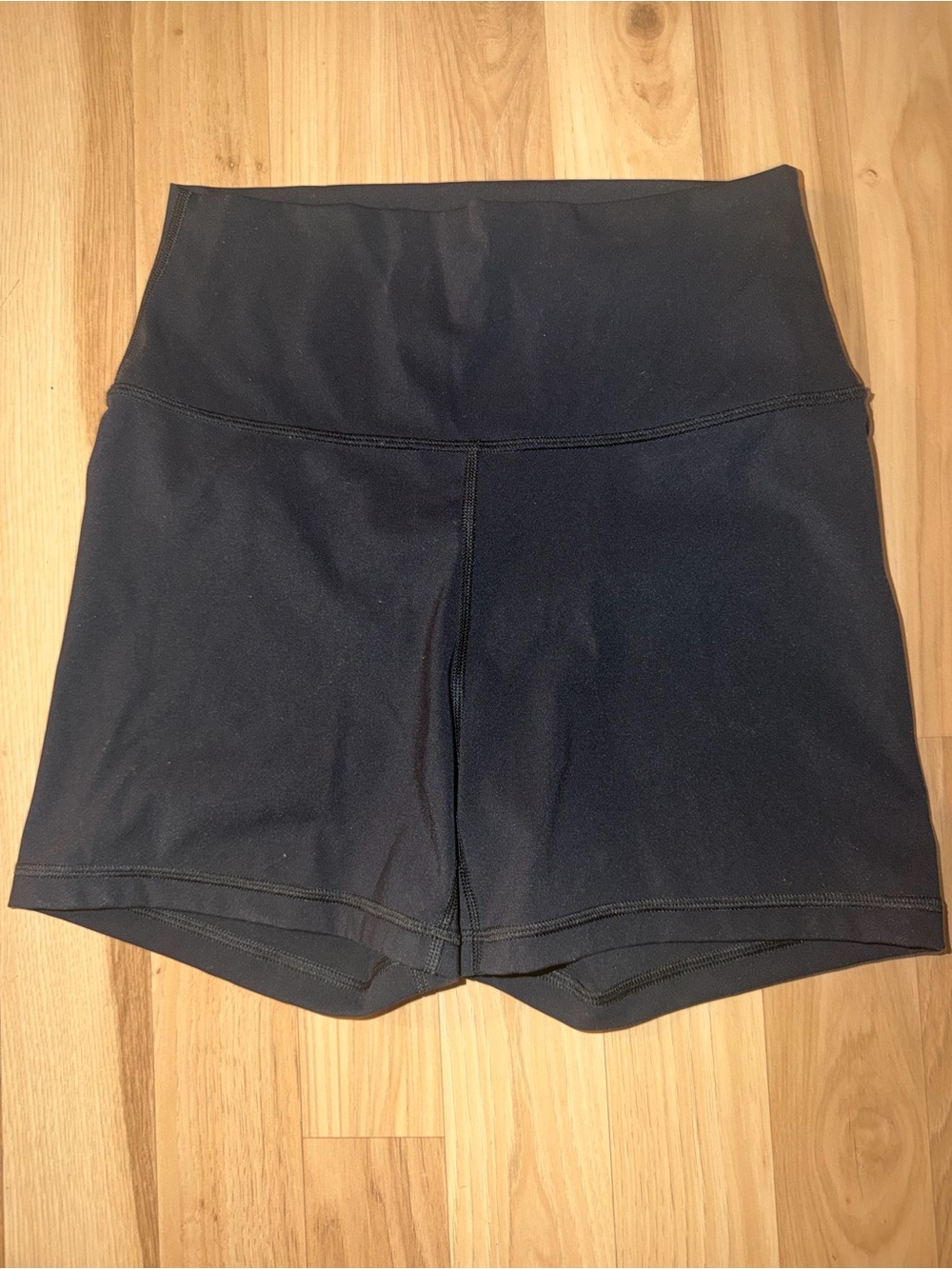 CRZ YOGA Black High-Rise Bike Shorts